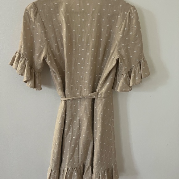 WAYF Polka Dot Wrap Dress, size S - Picture 5 of 9
